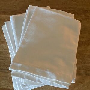 Williams Sonoma White Napkins.